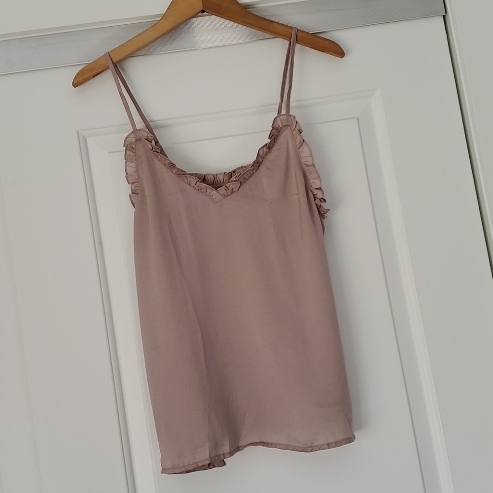 NWOT...Beautiful nude taupe camisole!
